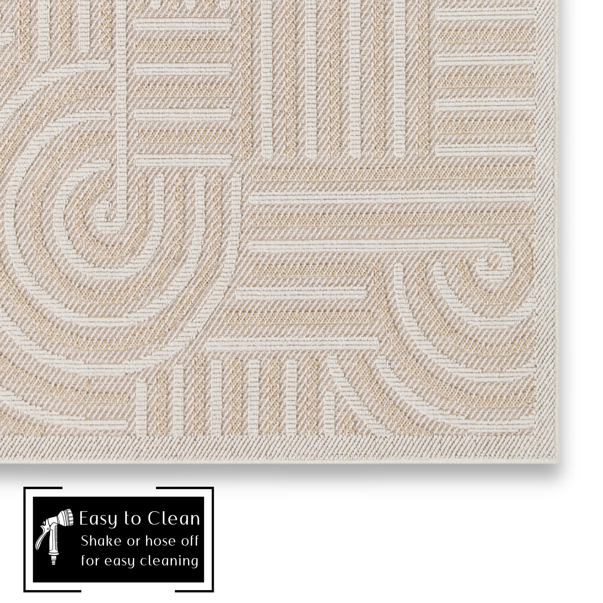 Quick Dry Indoor Outdoor Rug for Patio Backyard Deck Balcony Terrace Garden Pool Side Summer Extra Durable UV Protected Easy to Clean - Erbanica