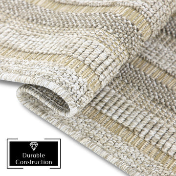 Quick Dry Indoor Outdoor Rug for Patio Backyard Deck Balcony Terrace Garden Pool Side Summer Extra Durable UV Protected Easy to Clean - Erbanica