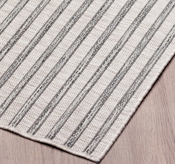 Slate Beige Geometric Premium Indoor-Outdoor Rug