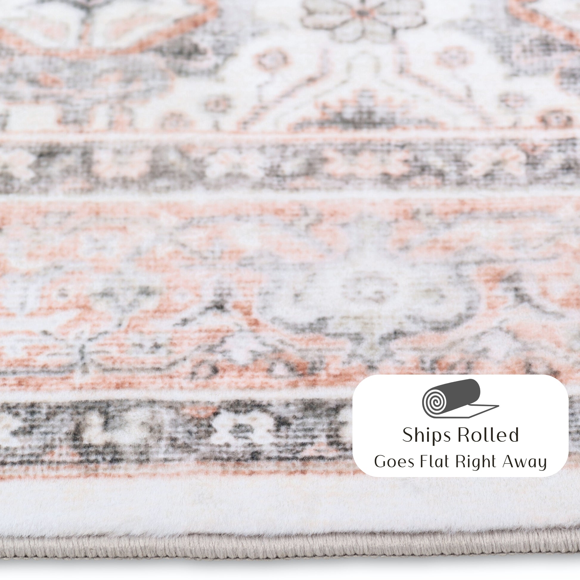 Ultra Soft Touch Durable Transitional Multicolor Indoor Area Rug Carpet for Living Room, Bedroom, Kids Room