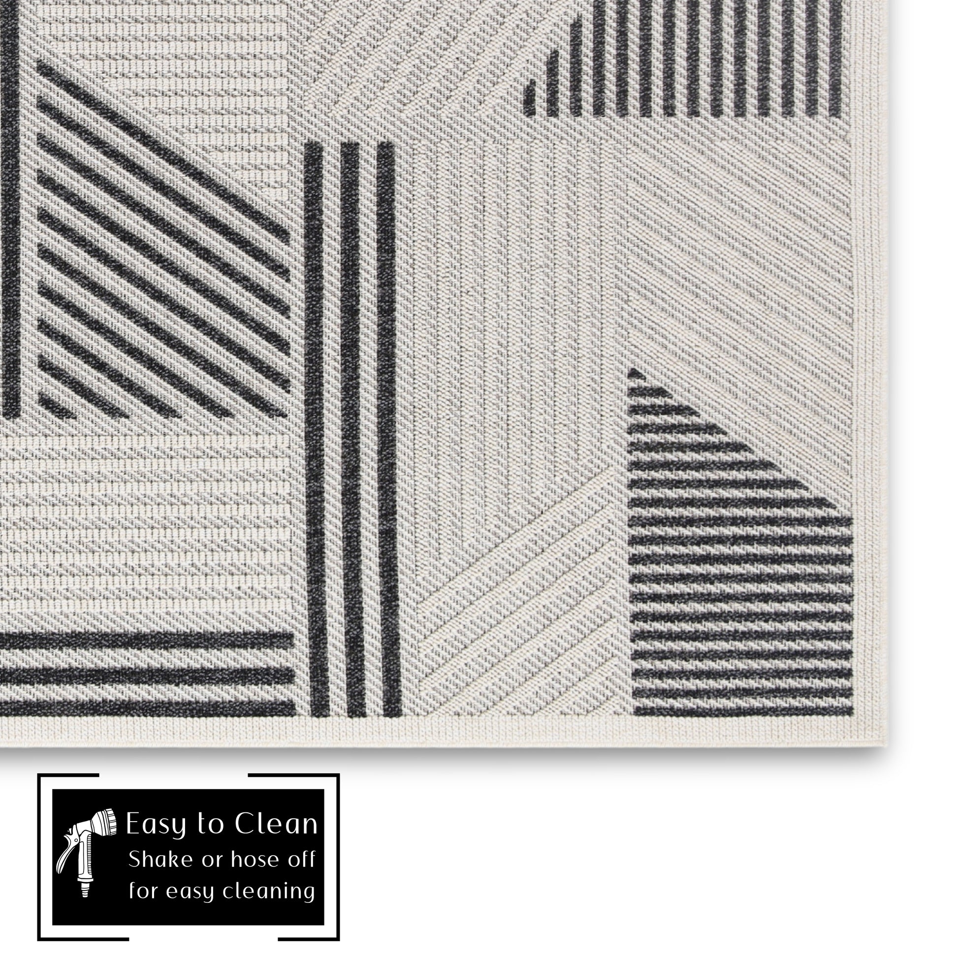 Quick Dry Indoor Outdoor Rug for Patio Backyard Deck Balcony Terrace Garden Pool Side Summer Extra Durable UV Protected Easy to Clean - Erbanica