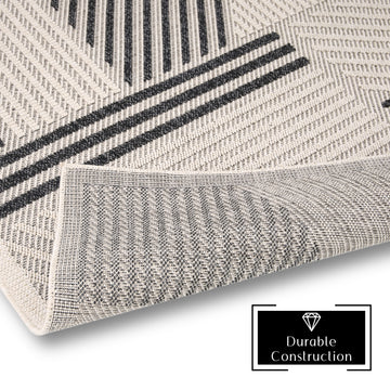 Quick Dry Indoor Outdoor Rug for Patio Backyard Deck Balcony Terrace Garden Pool Side Summer Extra Durable UV Protected Easy to Clean - Erbanica