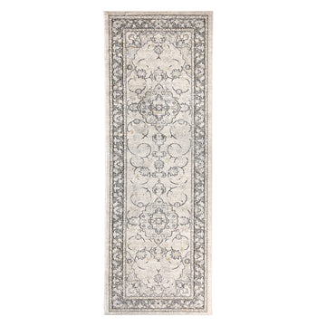 Marigold Floral Distressed Runner Rug - Erbanica