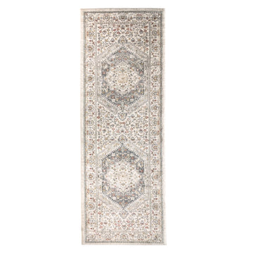 Kashan Chestnut Tufted Runner Rug - Erbanica