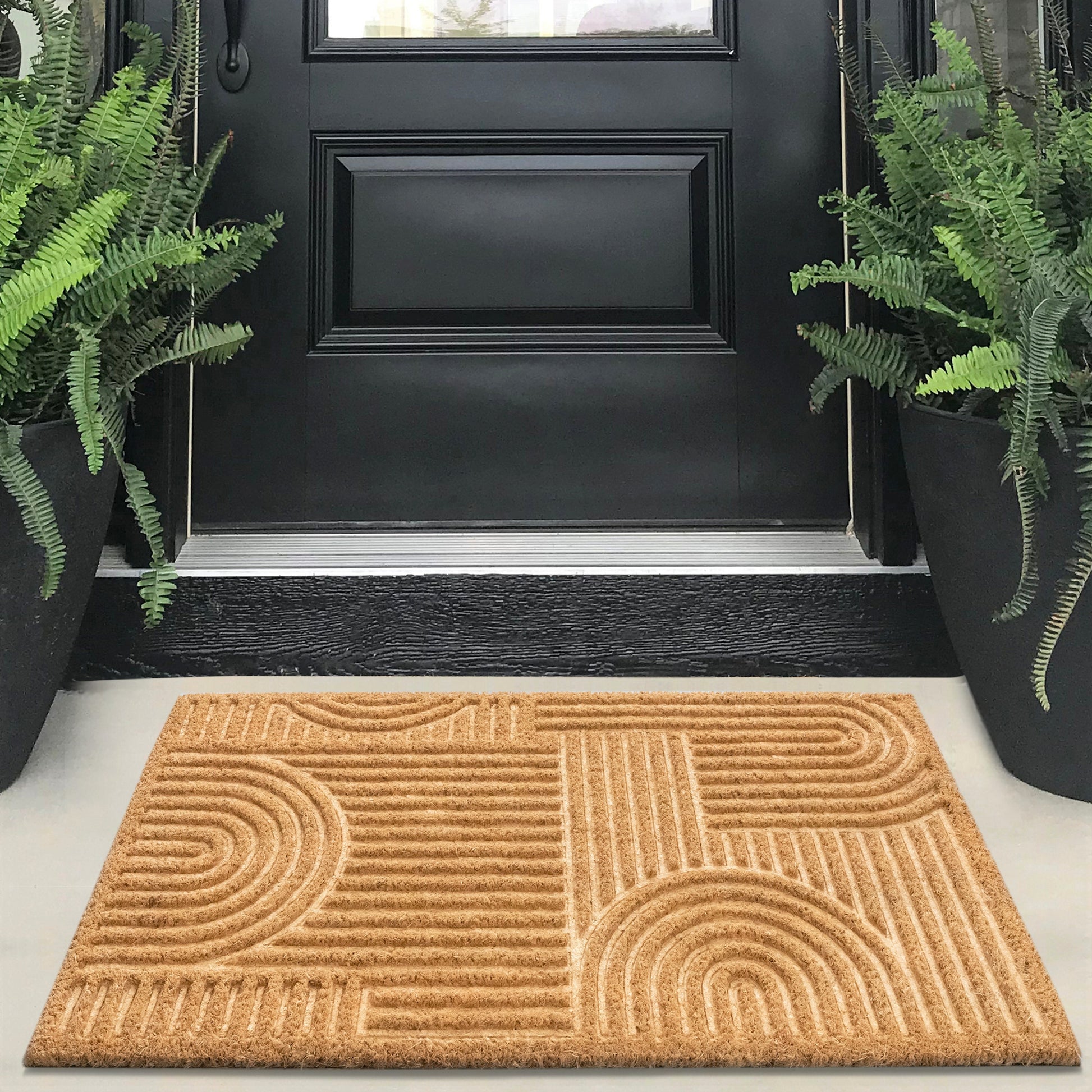 Modern Embossed Non-Slip Door Mat
