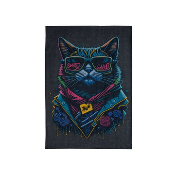 Cool Cat Gaming Arcade Machine Washable Indoor Area Rug