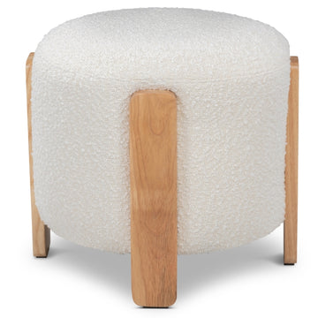 Siro Cashew Rubberwood Round 18" Stool
