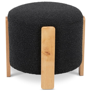 Siro Carbon Rubberwood Round 18" Stool