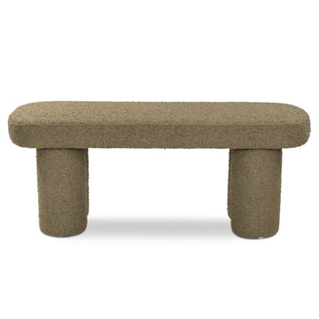 Venn Forest Bouclé Fabric 39" Bench