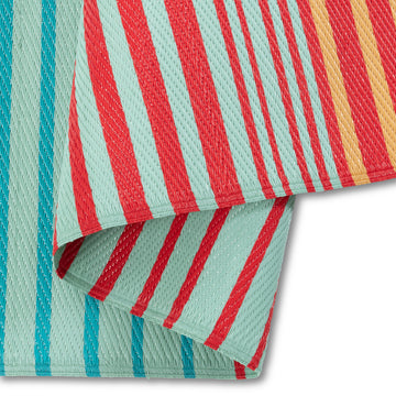 Fiesta Sunset on Beach Outdoor Rug