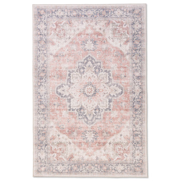 Vintage Coral Premium Washable Runner Rug - Erbanica