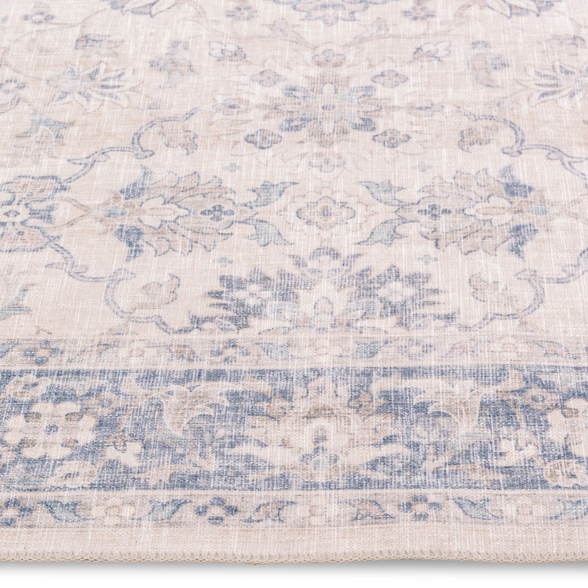 Blush Beige Premium Washable Rug - Erbanica