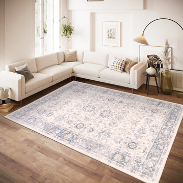 Blush Beige Premium Washable Rug - Erbanica