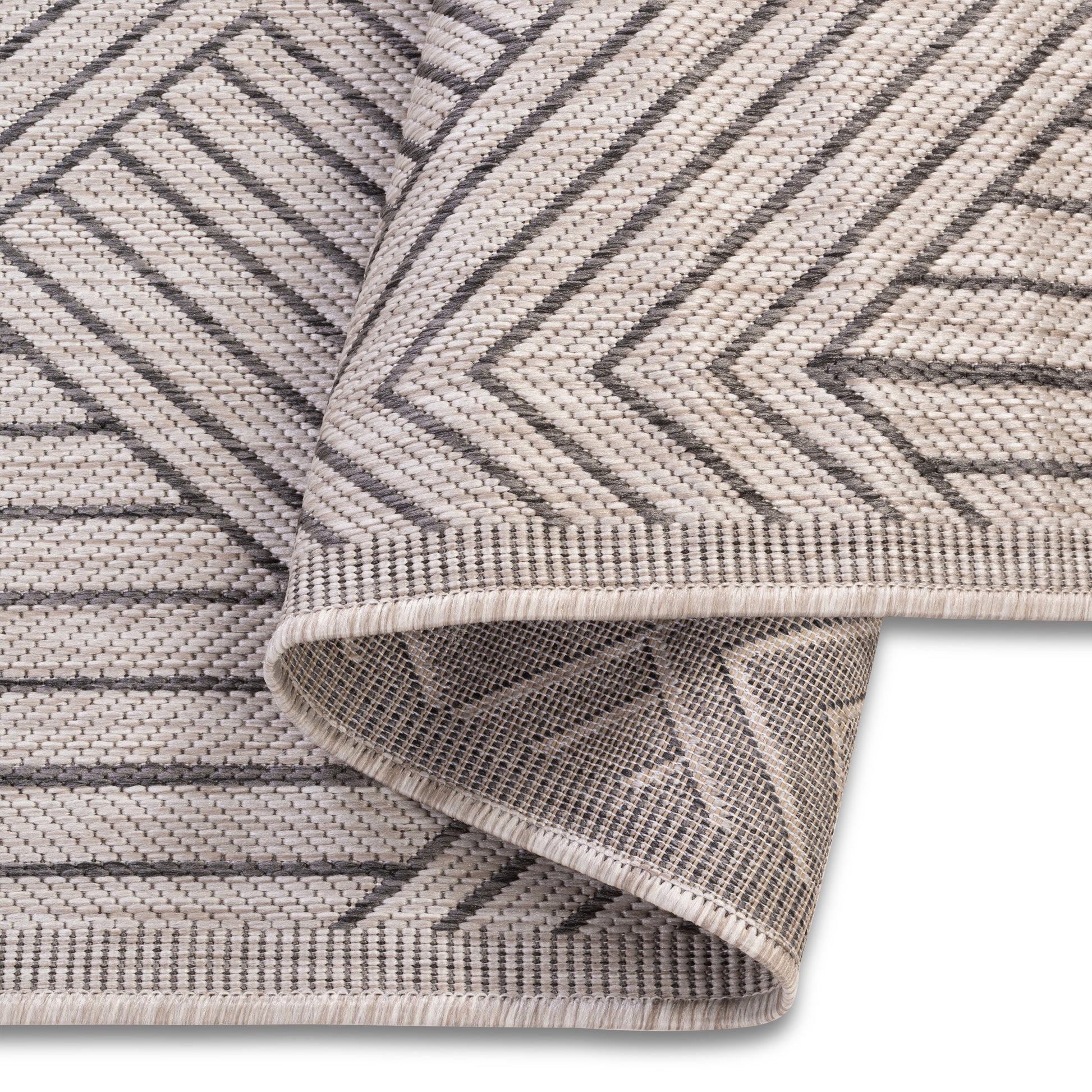 Quick Dry Durable Indoor Outdoor Rug for Patio and Deck Easy to Clean Geometric