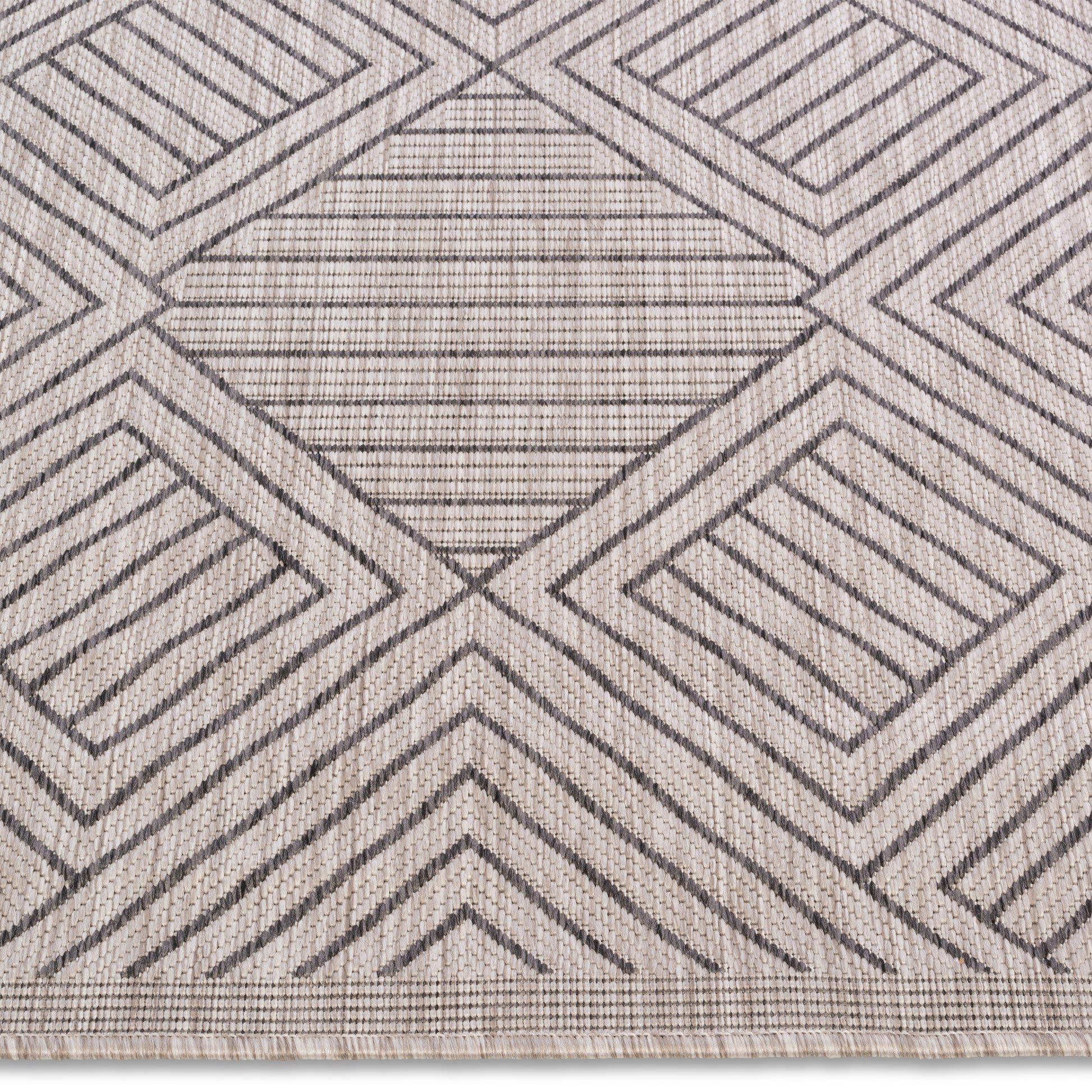 Quick Dry Durable Indoor Outdoor Rug for Patio and Deck Easy to Clean Geometric