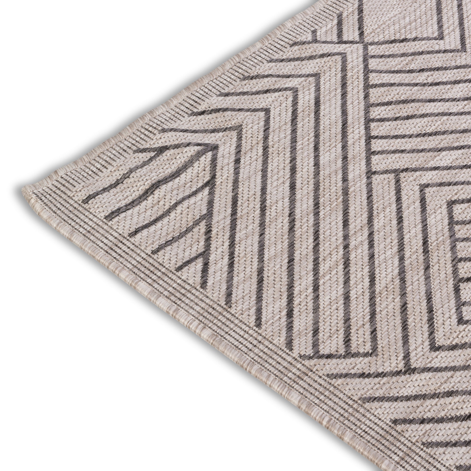 Quick Dry Durable Indoor Outdoor Rug for Patio and Deck Easy to Clean Geometric