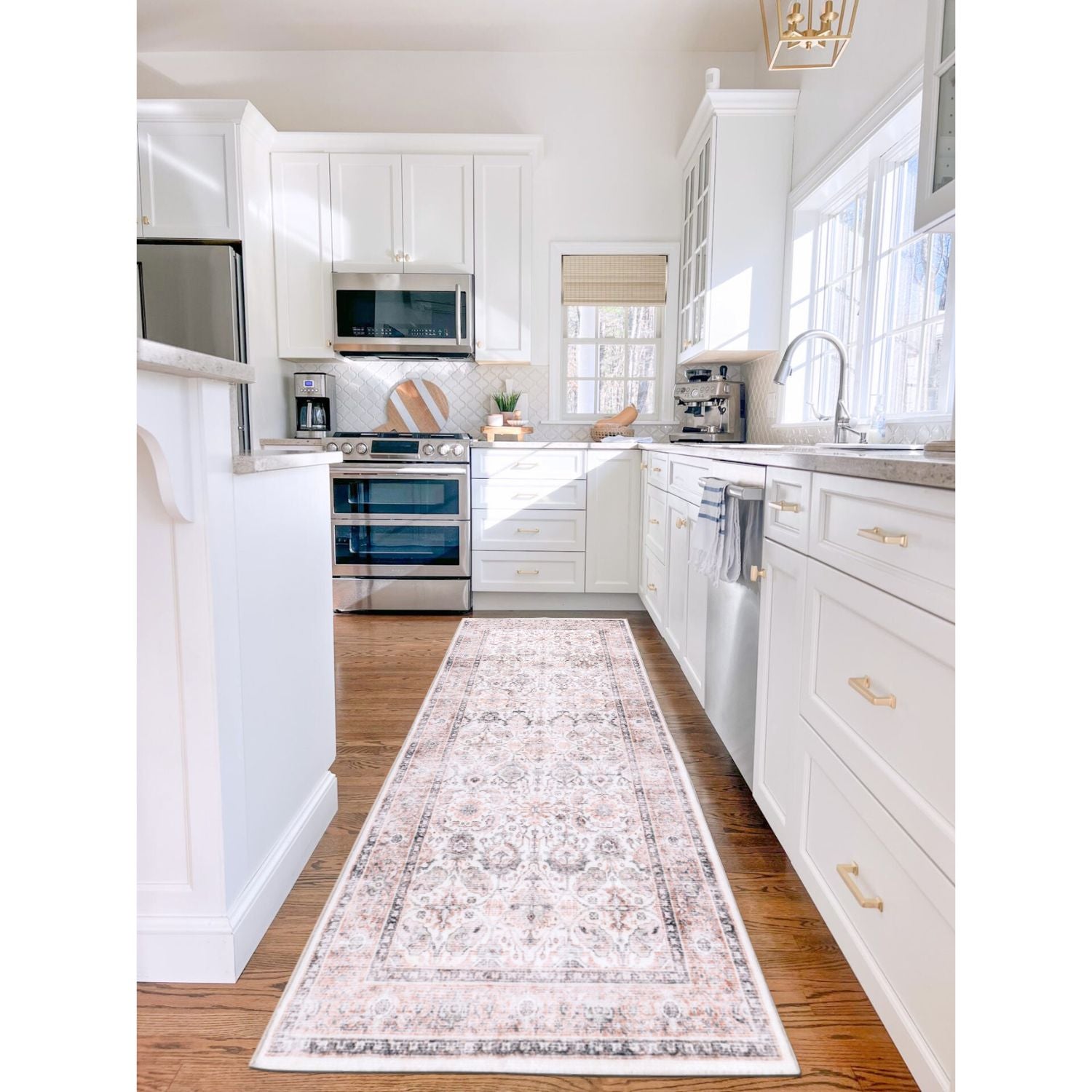 Dream Rose Ultra Soft Persian Runner Rug - Erbanica