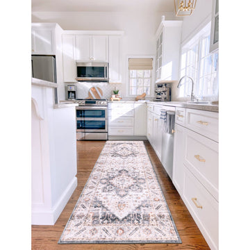 Tranquil Ultra Soft Chestnut Runner Rug - Erbanica