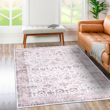 Ultra Soft Touch Durable Transitional Multicolor Indoor Area Rug Carpet for Living Room, Bedroom, Kids Room