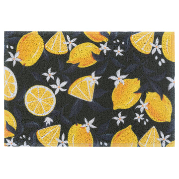 Matologie Lemon Orchard Bloom Easy Clean Indoor-Outdoor Door Mat