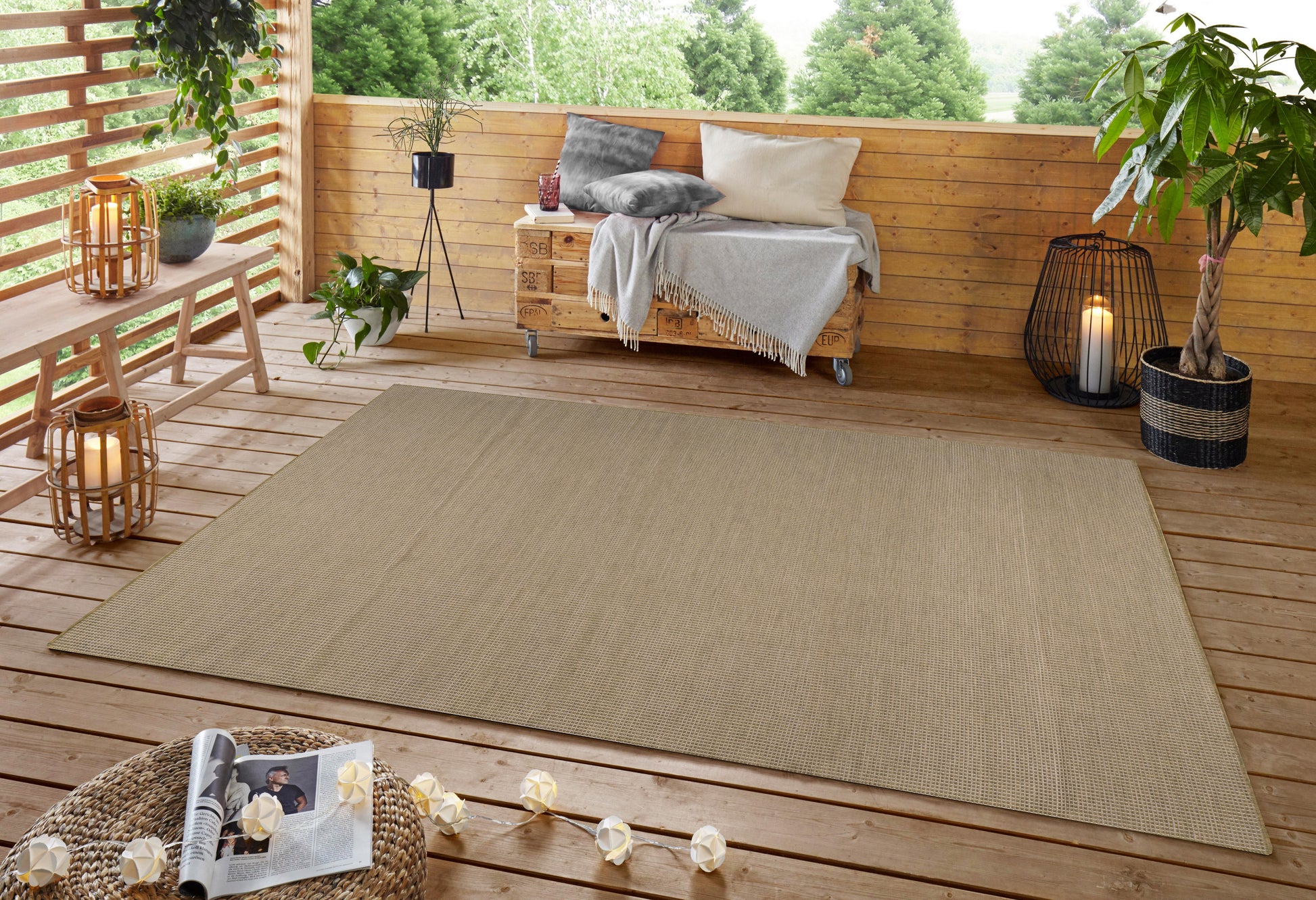 Calypso Green Indoor Outdoor Rug - Erbanica