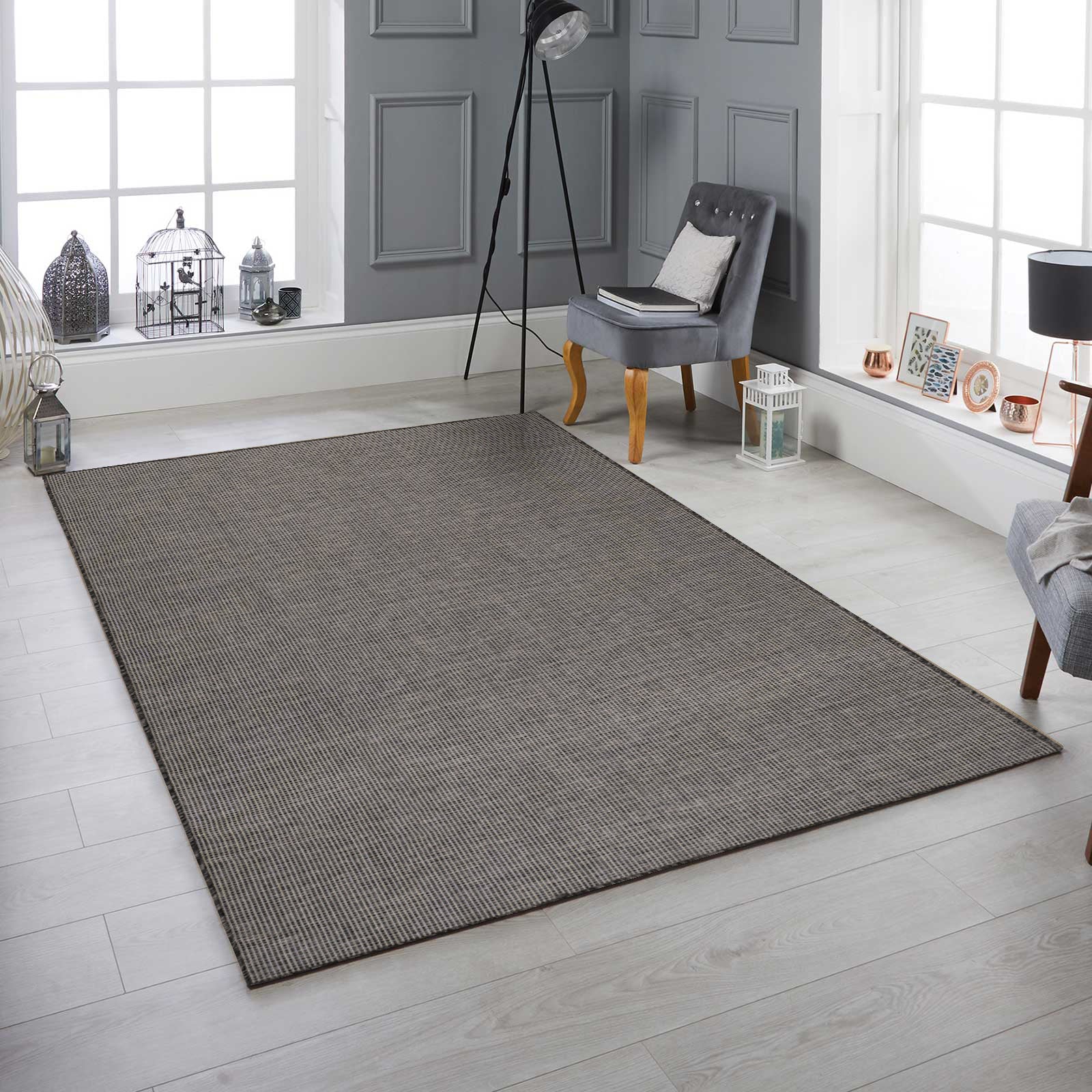 Calypso Pebble Grey Indoor Outdoor Rug - Erbanica