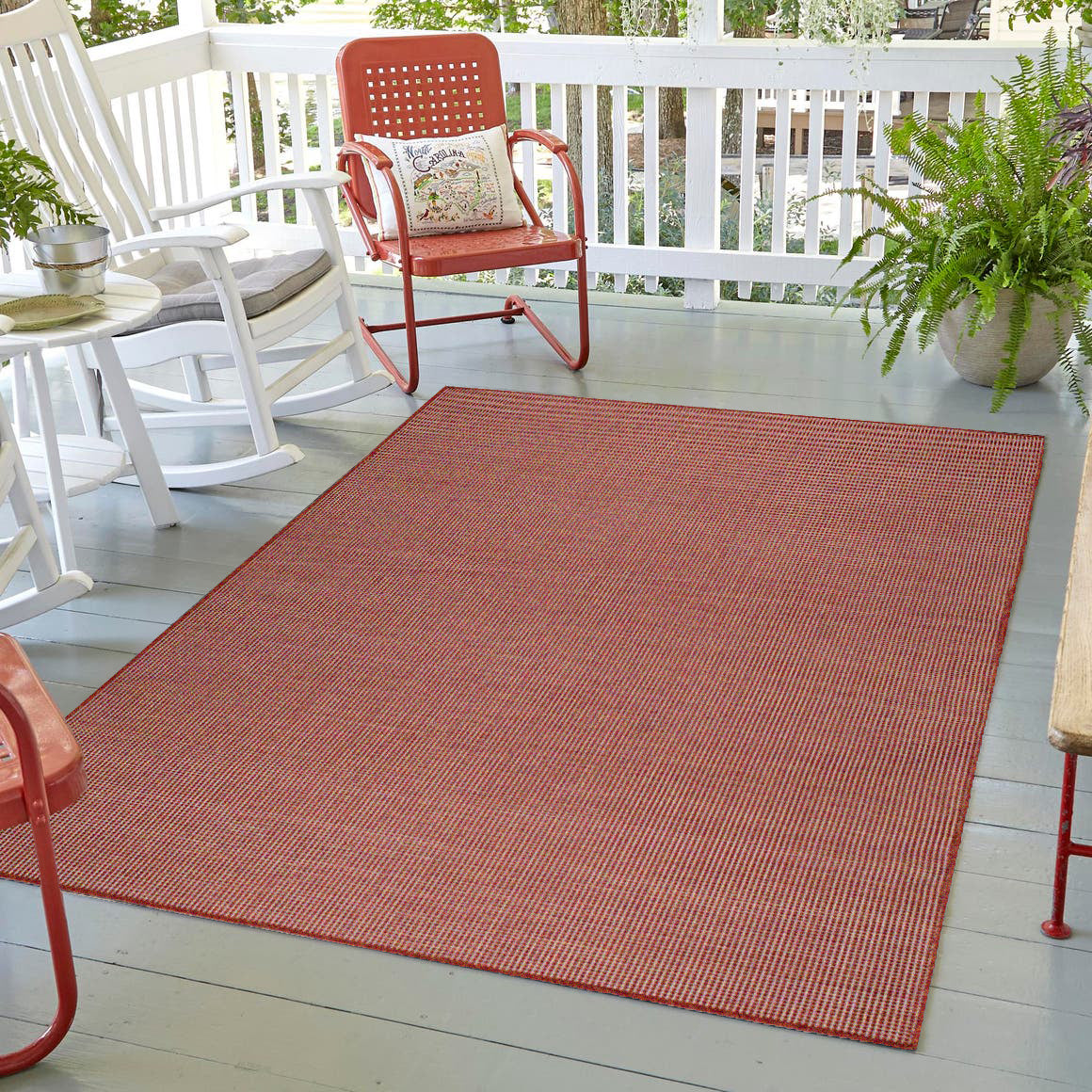 Calypso Red Indoor Outdoor Rug - Erbanica