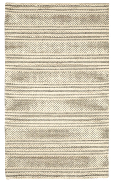 Aspen PL37 Ivory Grey Wool Indoor Rug - Erbanica