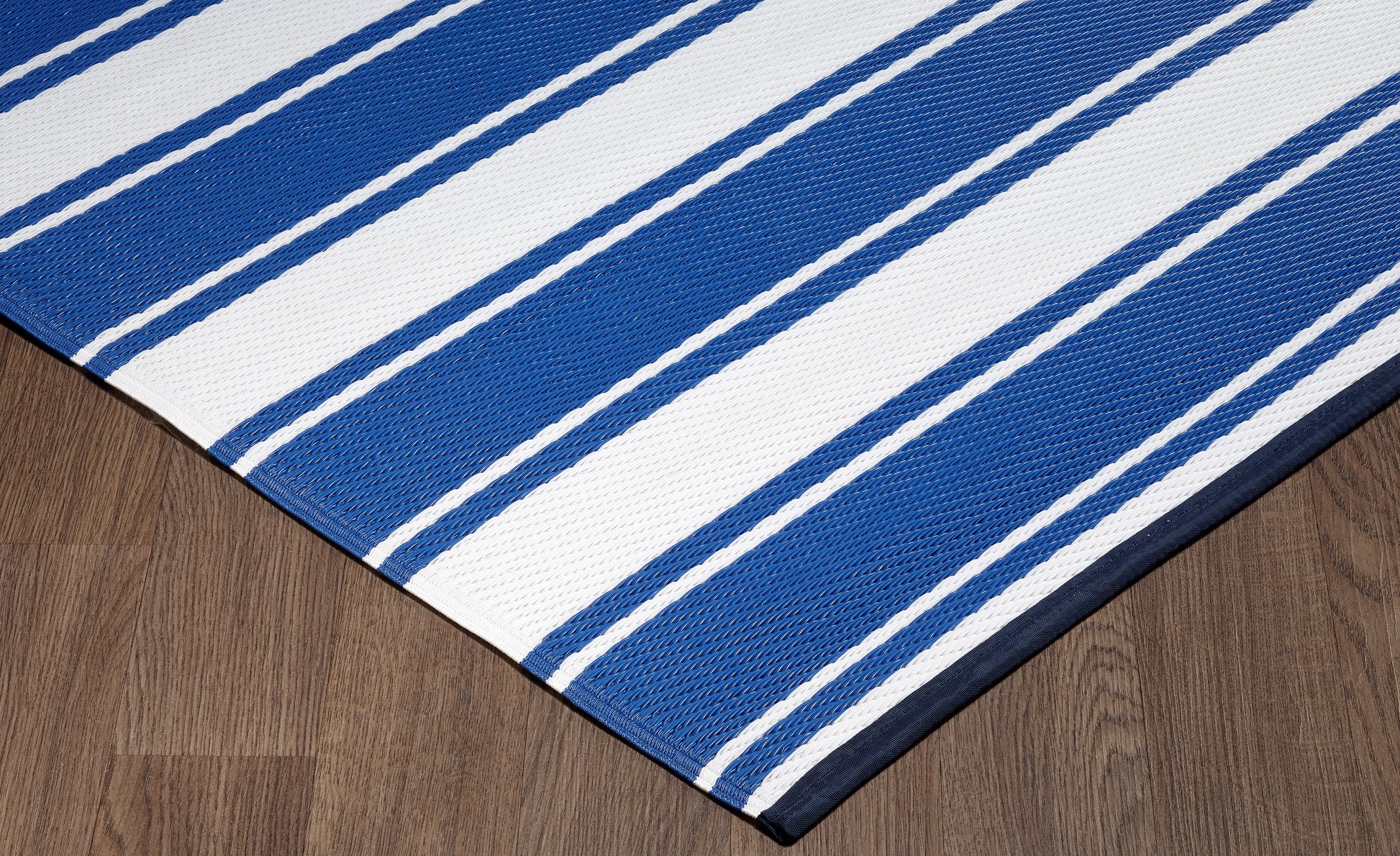 Indoor/Outdoor Blue White Stripes Reversible Rug Outdoor Area Rug, Outdoor carpet, outdoor mat, picnic mat