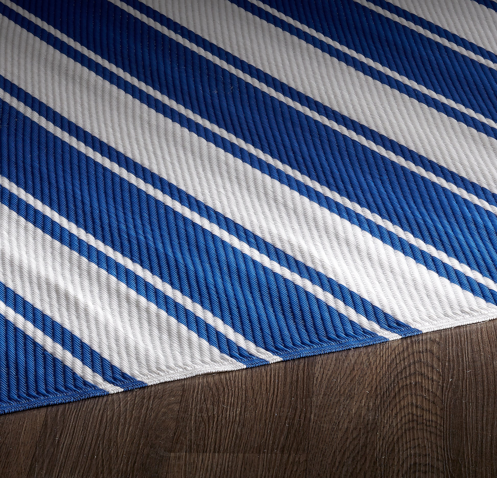 Indoor/Outdoor Blue White Stripes Reversible Rug Outdoor Area Rug, Outdoor carpet, outdoor mat, picnic mat