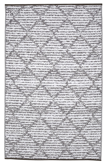 Indoor/Outdoor Grey White Reversible Rug Outdoor Area Rug, Outdoor carpet, outdoor mat, picnic mat