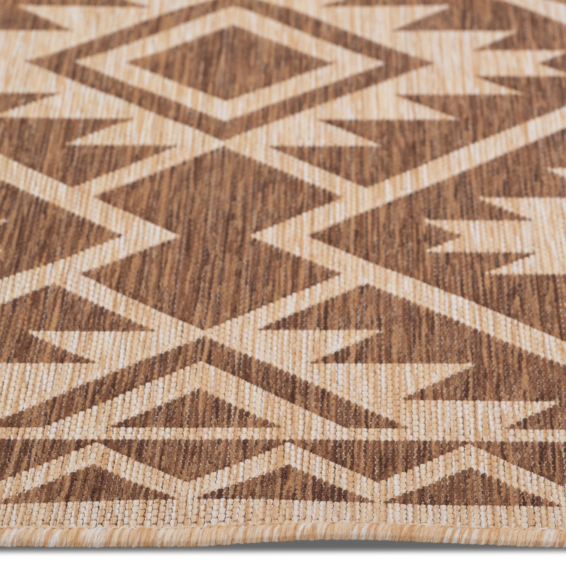 Quick Dry Beige Moroccan Indoor Outdoor Rug for Patio Backyard Deck Balcony Terrace