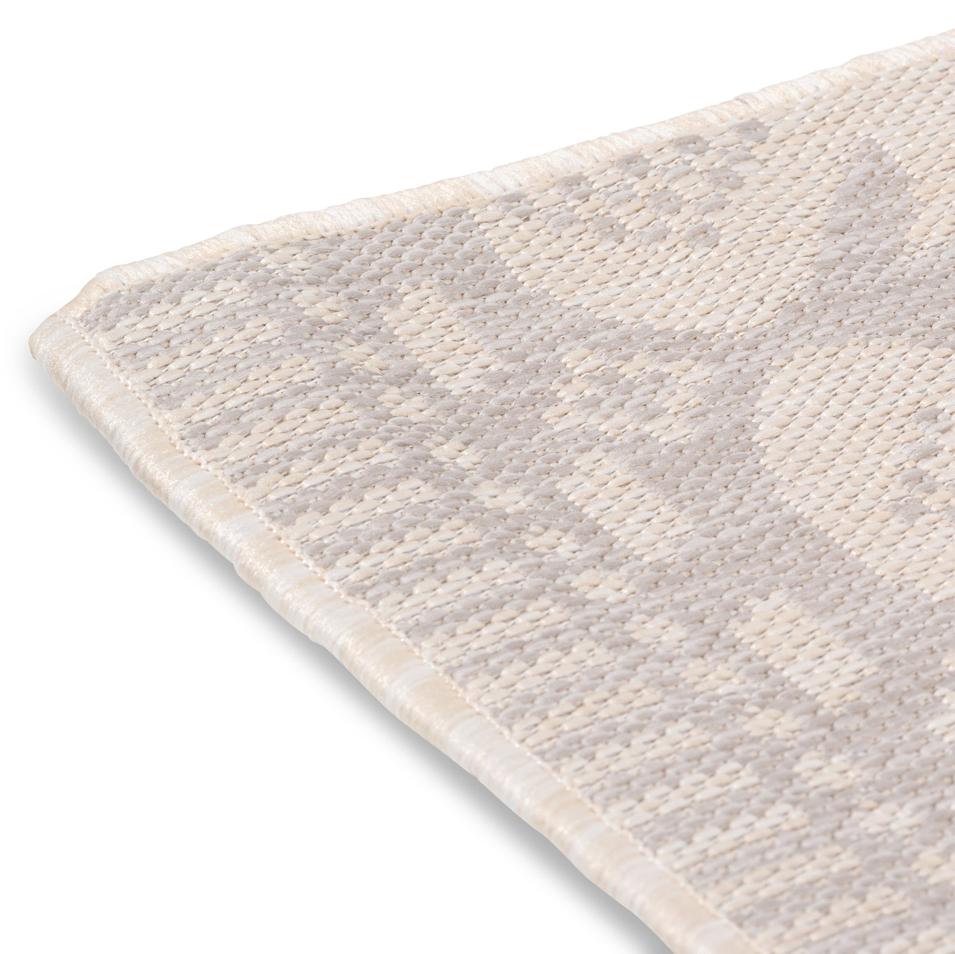 Quick Dry Grey Fleur Indoor Outdoor Rug for Patio Backyard Deck Balcony Terrace