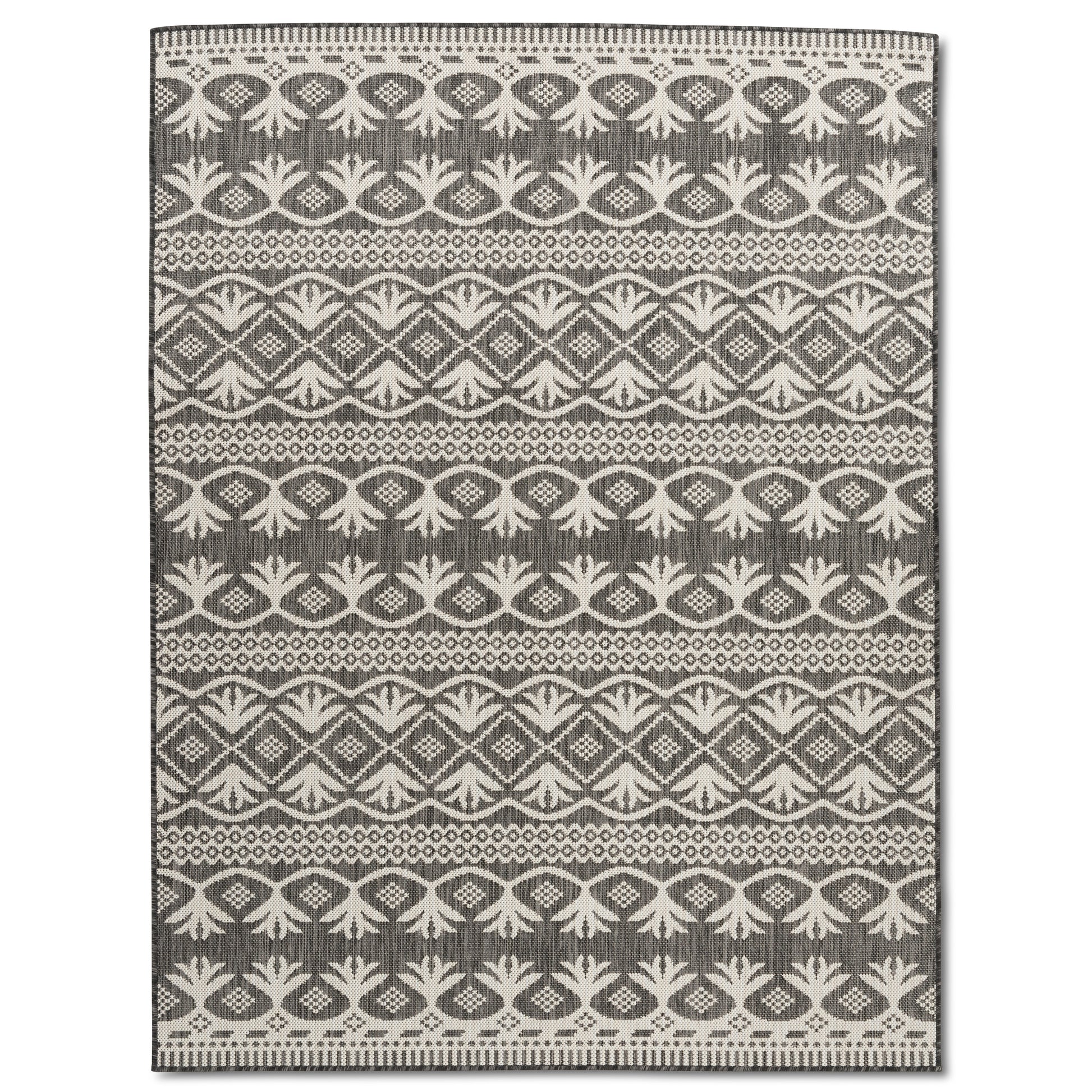 Quick Dry Dark Imperial Indoor Outdoor Rug for Patio Backyard Deck Balcony Terrace