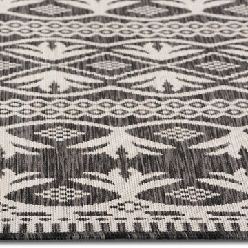 Quick Dry Dark Imperial Indoor Outdoor Rug for Patio Backyard Deck Balcony Terrace