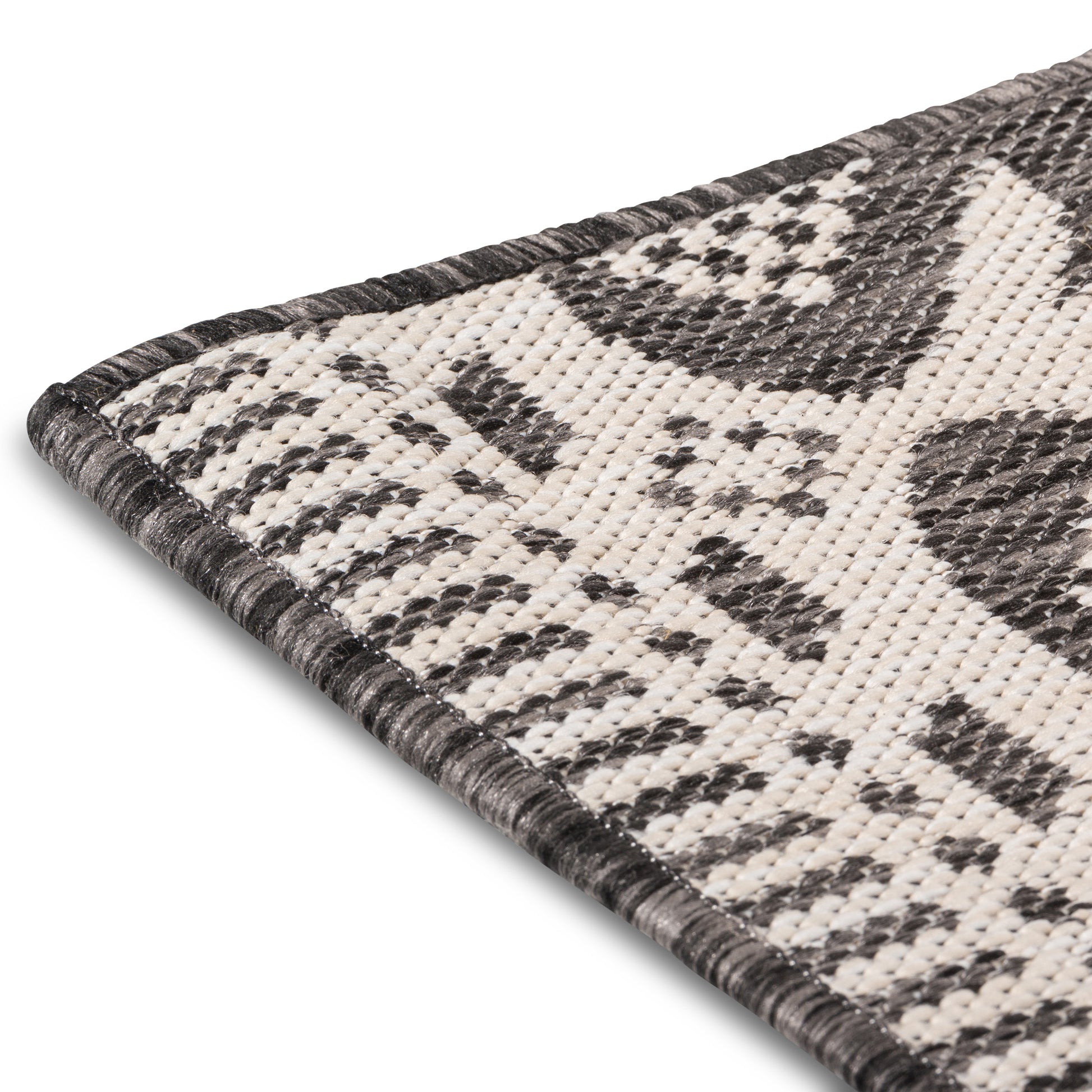 Quick Dry Dark Imperial Indoor Outdoor Rug for Patio Backyard Deck Balcony Terrace