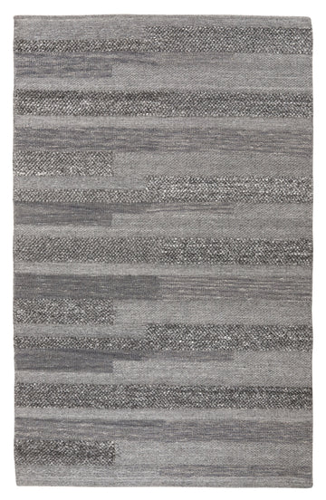 Hygge Charcoal Indoor Wool Rug - Erbanica