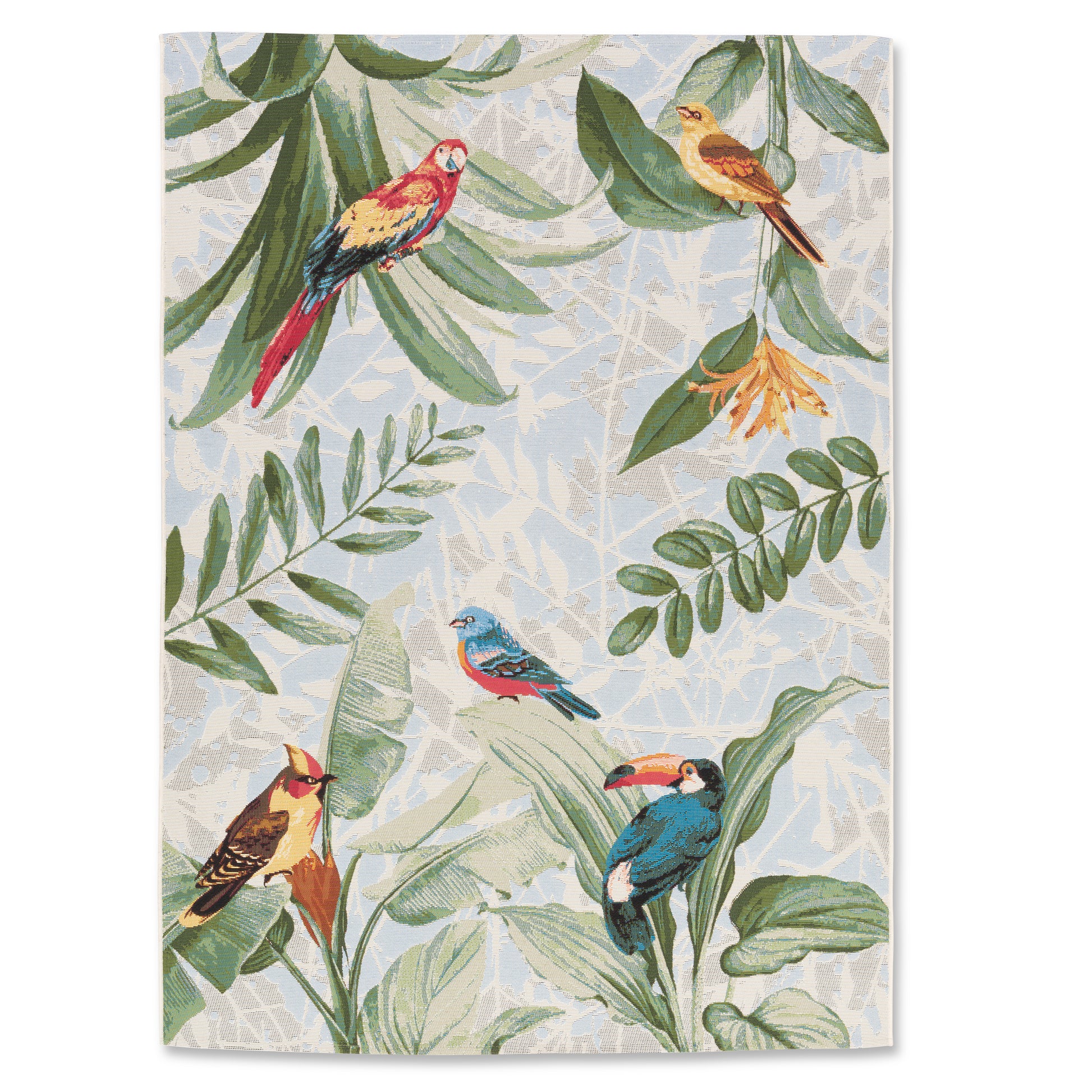 Eden Birds of Paradise Indoor Outdoor Rug - Erbanica