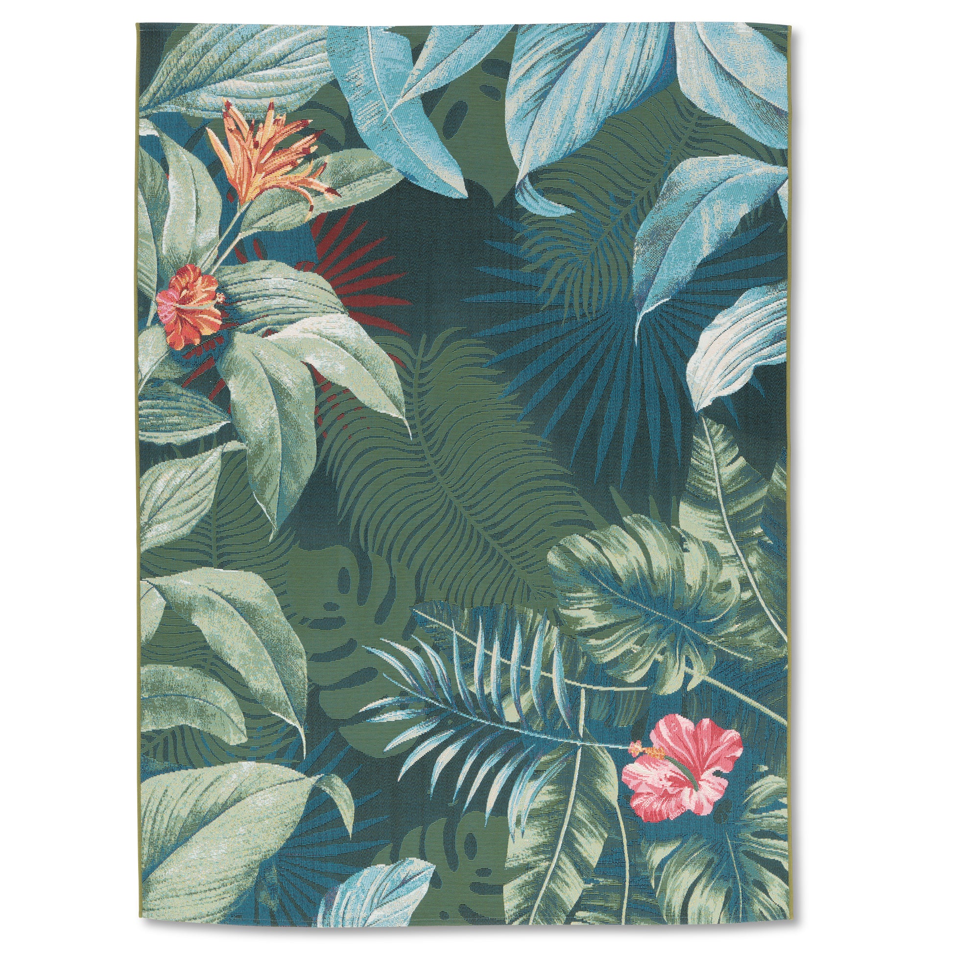 Eden Hibiscus Indoor Outdoor Rug - Erbanica