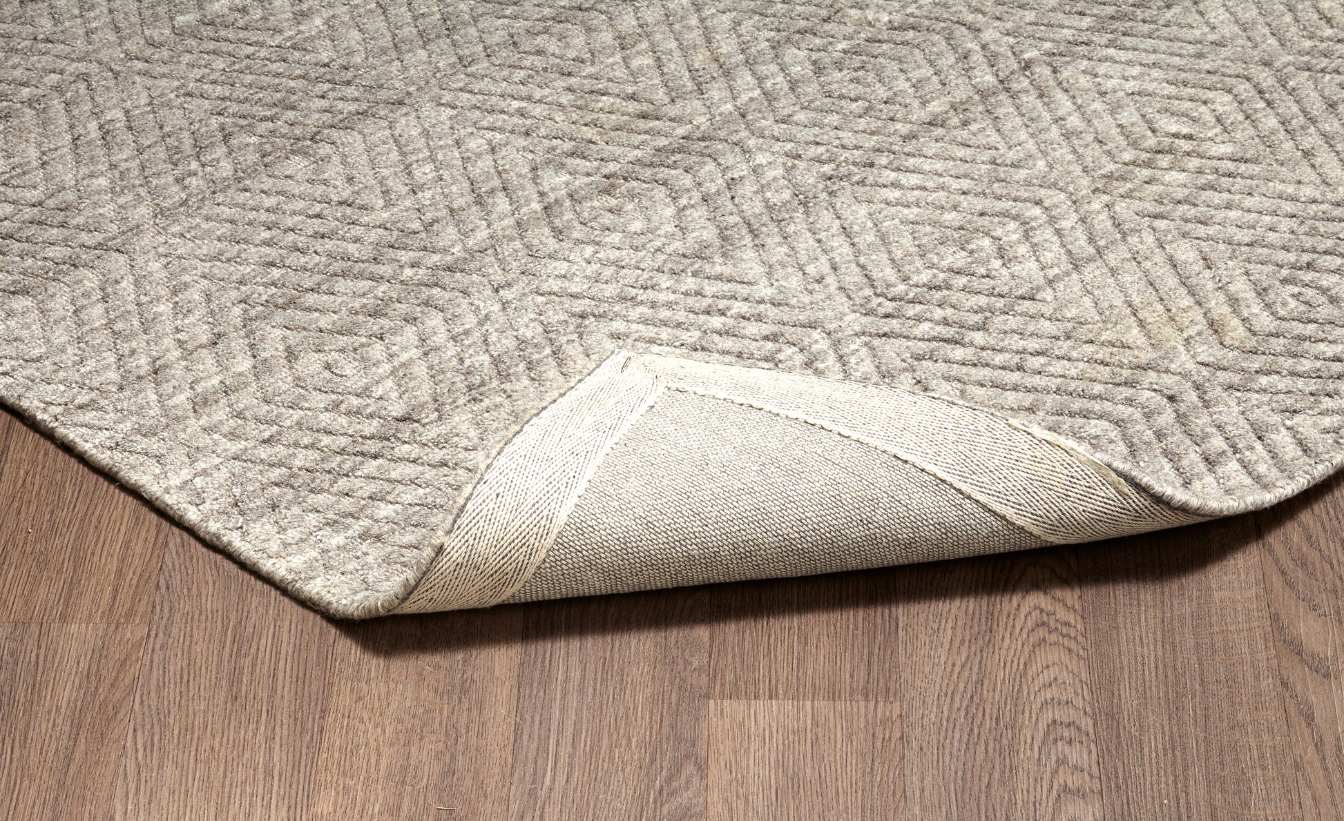 Estelle Taupe Wool Indoor Rug - Erbanica