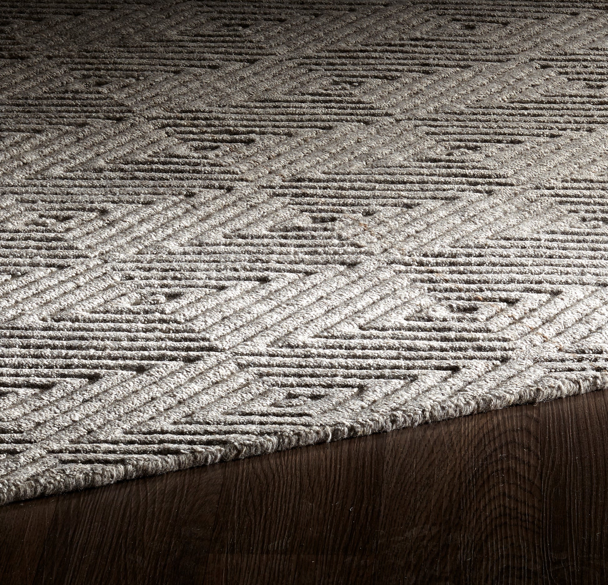 Estelle Taupe Wool Indoor Rug - Erbanica