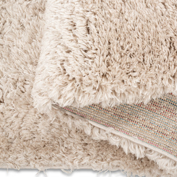 Flokati Beige Indoor Rug - Erbanica