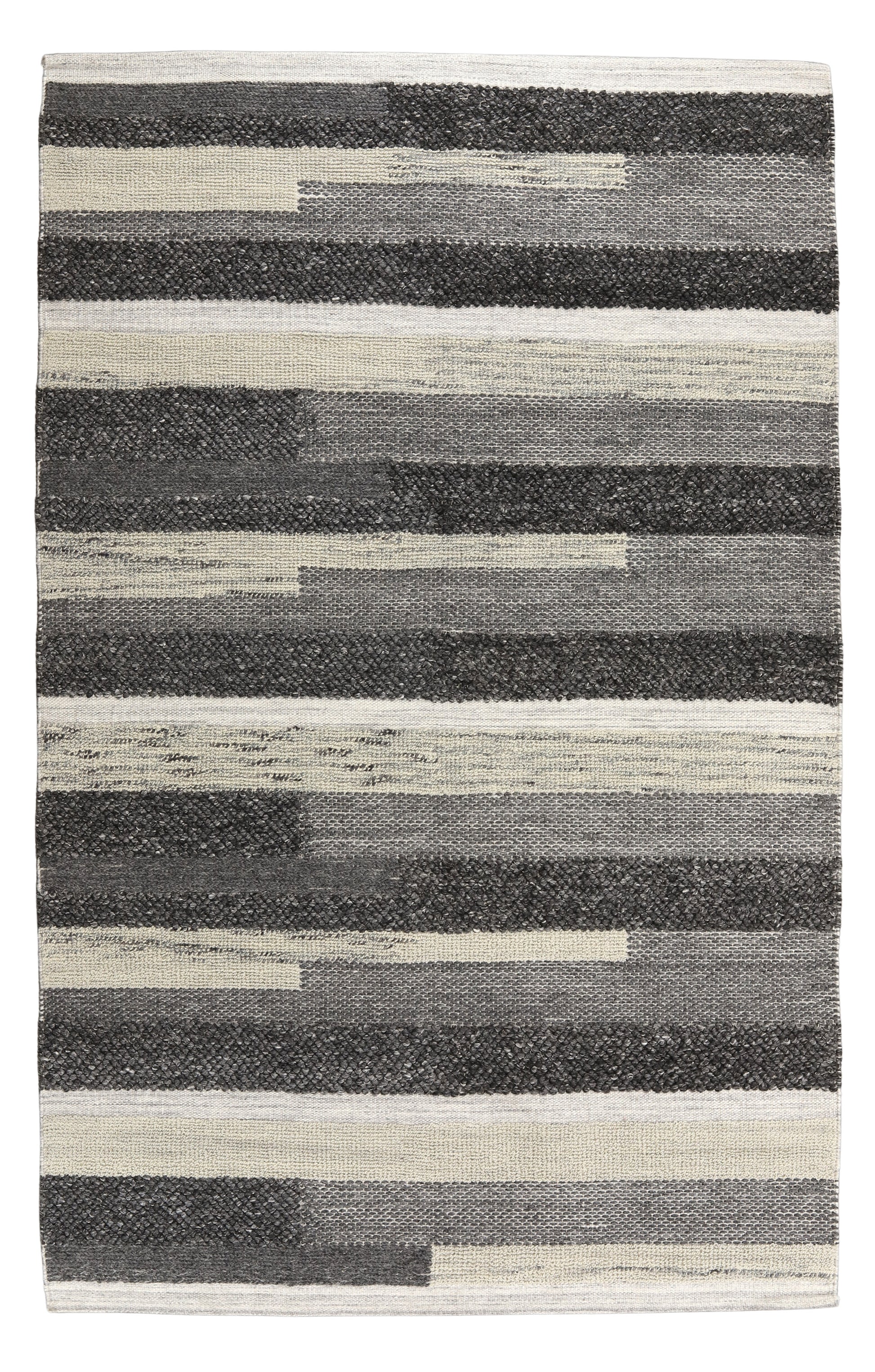 Hygge Grey Indoor Wool Rug - Erbanica