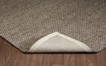 Chinook Grey Wool Indoor Rug, Area rug, Indoor carpet, Handmade, Soft