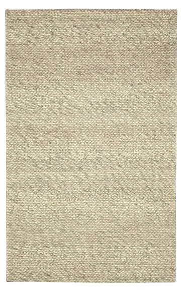 Chinook Ivory Grey Wool Indoor Rug, Area rug, Indoor carpet, Handmade, Soft