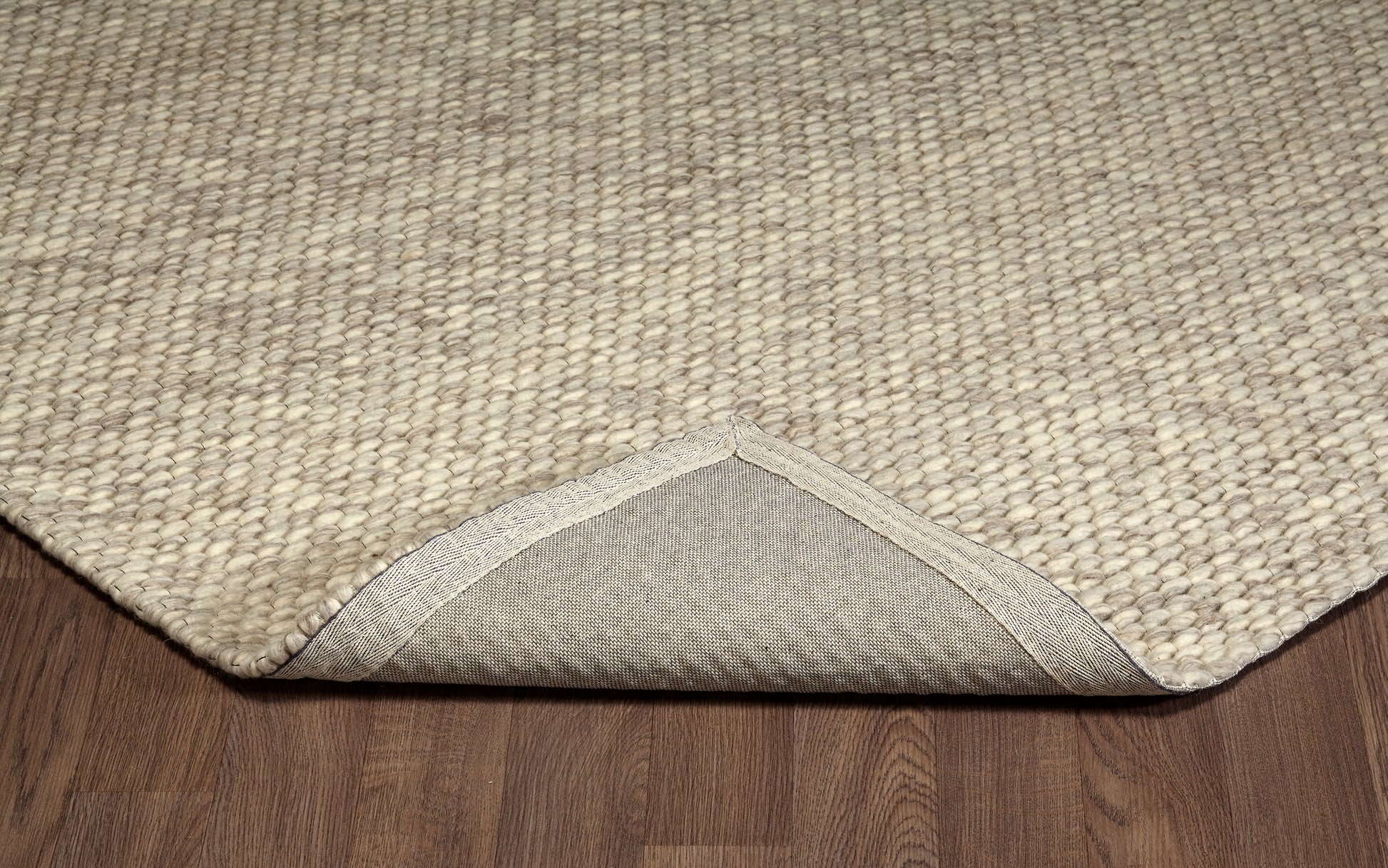 Chinook Ivory Grey Wool Indoor Rug, Area rug, Indoor carpet, Handmade, Soft