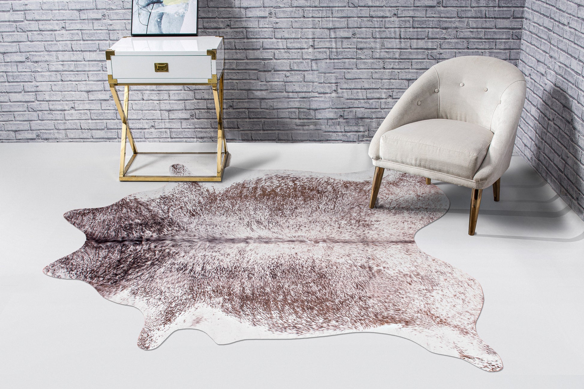 Krava 118341 Faux Cowhide Indoor Rug - Erbanica