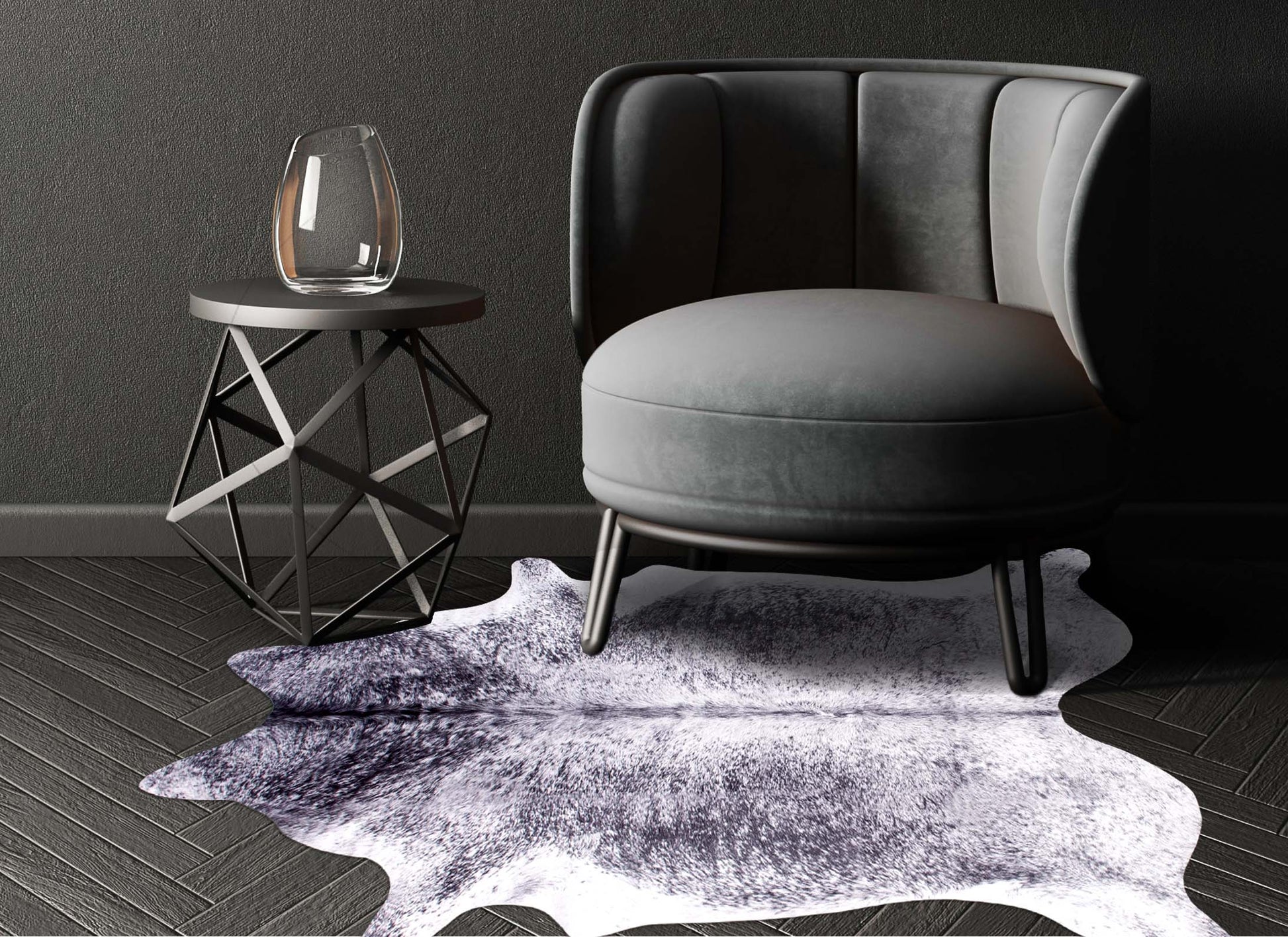 Krava 118342 Faux Cowhide Indoor Rug - Erbanica