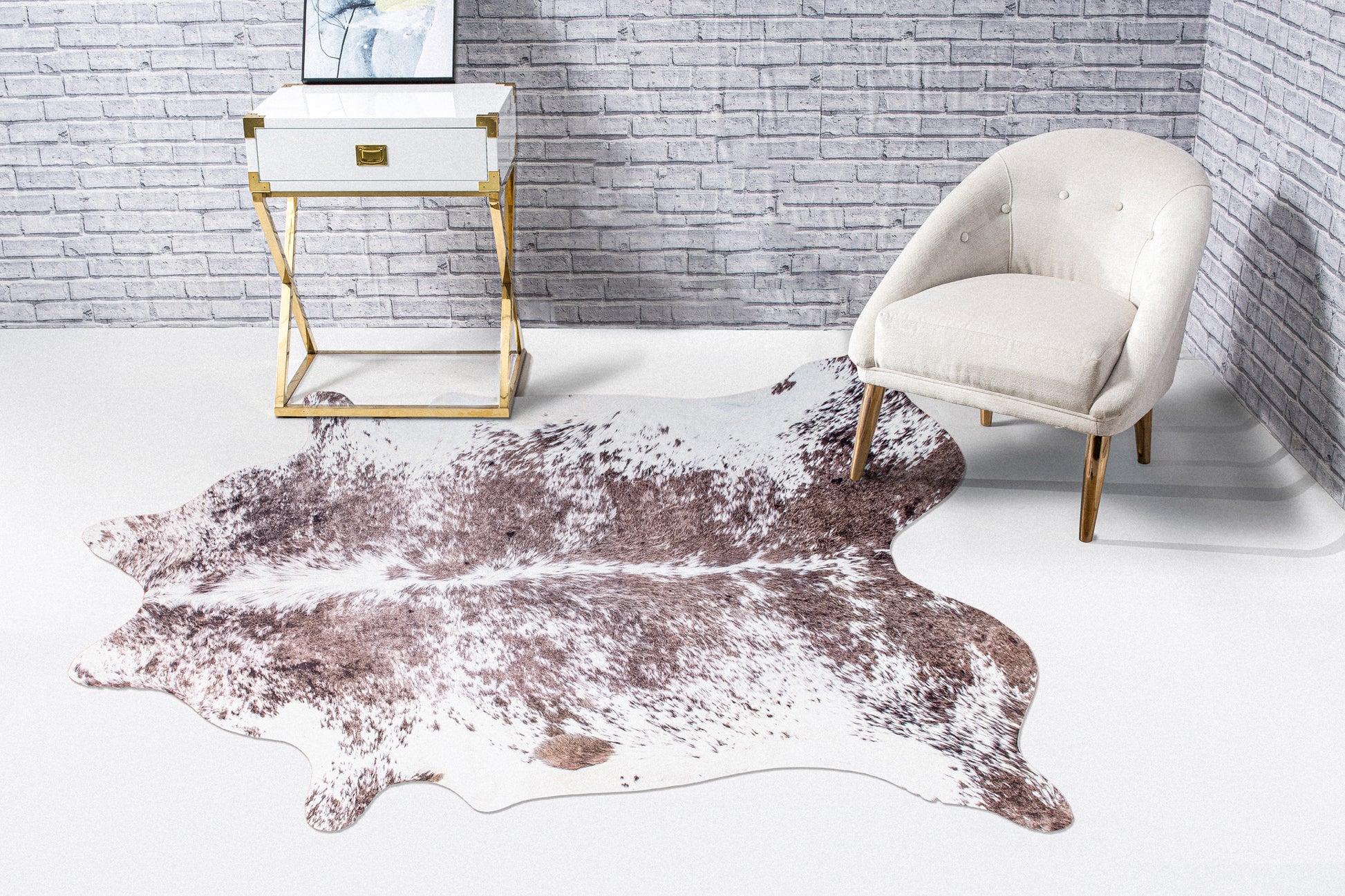 Krava 11785 Faux Cowhide Indoor Rug - Erbanica