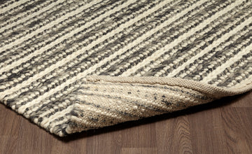 Aspen PL46 Grey Wool Indoor Rug - Erbanica